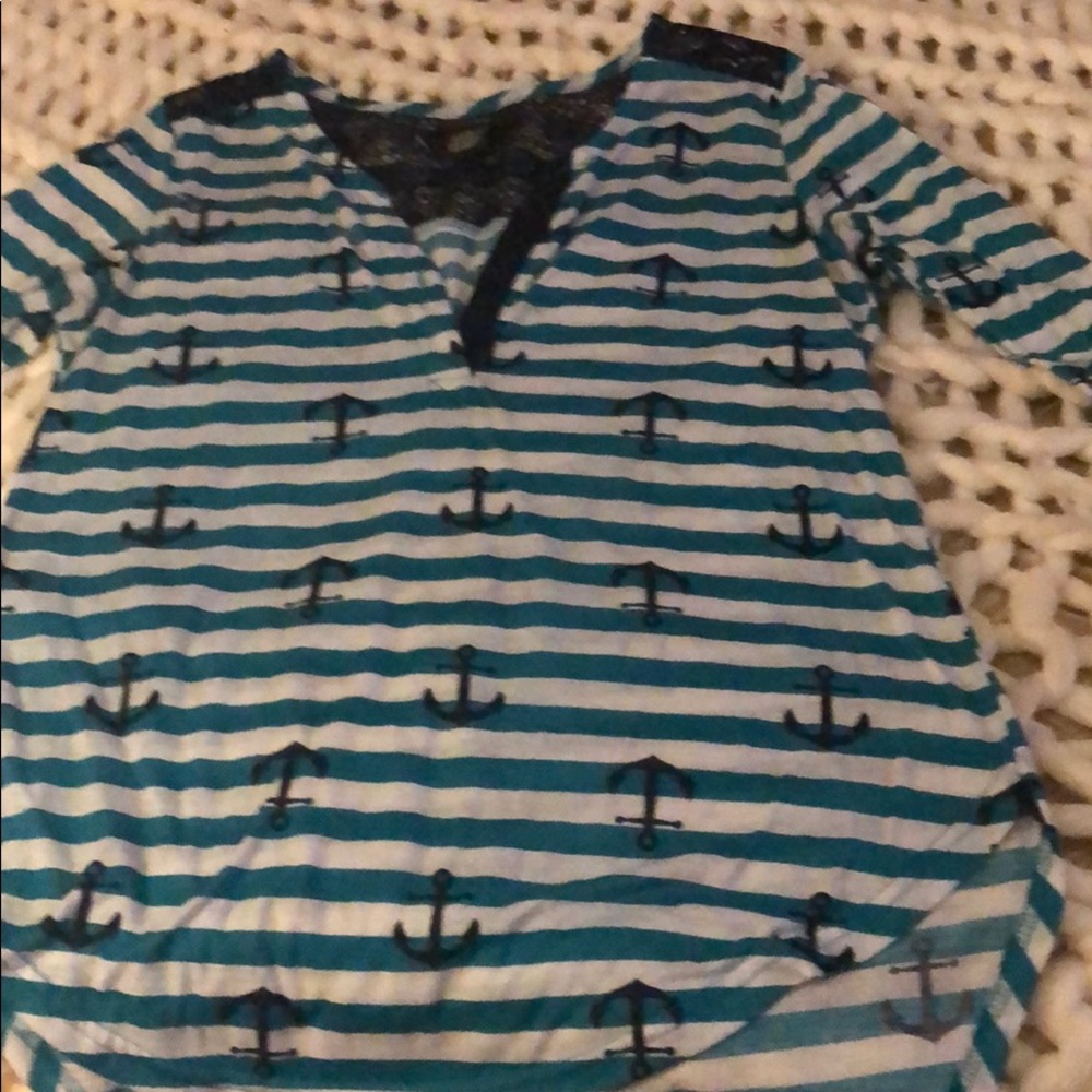 Sailor top with lace